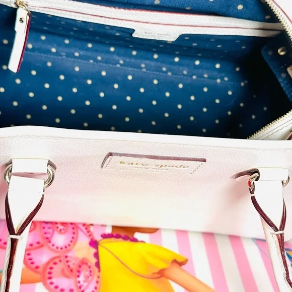 KATE SPADE CLASSIC IVORY Shoulder Bag overnight bag traveling bag shopping bag - Picture 12 of 16